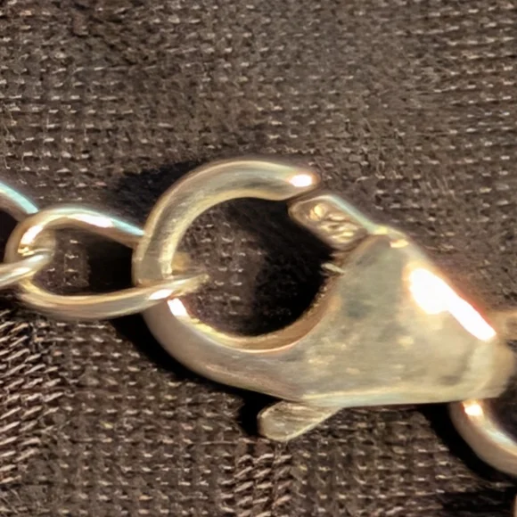 Delicate Genuine Sky Blue Topaz 2 mm Faceted Beaded Bracelet 925 Sterling Silver - Picture 7 of 13